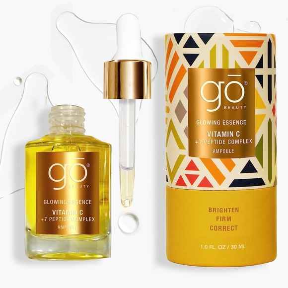 🆕 The Go Beauty GLOWING ESSENCE | VITAMIN C +7 PEPTIDES COMPLEX, DAY SERUM - Picture 4 of 9